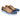 Carrucci Shoes Two Tone Cap Toe Calfskin Oxford in Navy Tan #color_ Navy Tan