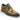 Carrucci Shoes Two Tone Monk Strap Buckle Loafer in Cognac Blue #color_ Cognac Blue