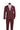Vinci Burgundy Ultra Slim Fit 2 Piece Suit - USDX-1