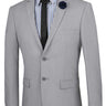 Vinci Gray Ultra Slim Fit 2 Piece Suit - USDX-1