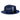 Bruno Capelo Julian Pinch Front Straw Fedora in Navy Blue