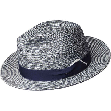 Bailey Eli Braided Fedora in Navy