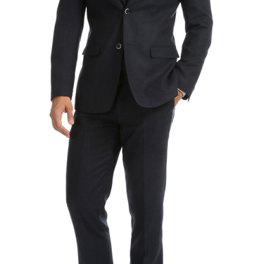 Bradford Navy Tweed With Slim Fit Suit With Five Button Vest