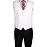 Vinci White Regular Fit Vest - V-PP