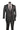 Vinci Black Regular Fit 3 Piece Suit - V2RK-5