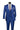 Vinci Estate Blue Regular Fit 3 Piece Suit - V2RK-5