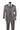 Vinci Medium Gray Regular Fit 3 Piece Suit - V2RS-7