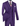 Vinci Purple Regular Fit 3 Piece Suit - V2RW-13