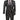 Vinci Black Regular Fit 3 Piece Suit - V2RW-7