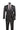 Vinci Black Regular Fit 3 Piece Suit - F-V2RW7