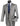 Vinci Gray Regular Fit 3 Piece Suit - V2RW-7