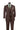 Vinci Brown Regular Fit 3 Piece Suit - V2TR