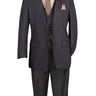 Vinci Heather Gray Regular Fit 3 Piece Suit - V2TR
