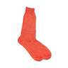 Vannucci Imperial Check Dress Socks Mid-Calf Length in Red #color_ Red