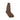 Vannucci Imperial Croco Dress Socks Mid-Calf Length in Brown