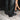 Men's Black Velvet Slipper II With Black Grosgrain Stripe in #color_