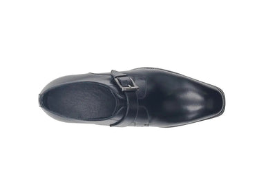 Carrucci Shoes Single Monk Strap Brown Leather Loafer