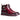 Vesper Cross Strap Buckle Boot in Burgundy