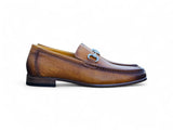 Carrucci Shoes Victor Horsebit Leather Loafer
