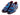 Paul Parkman Men's Wingtip Leather Tassel Loafers in Blue in #color_