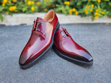 Carrucci Shoes Whole Cut Derby Lug Sole Dress Shoe