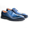 Carrucci Shoes Whole Cut Derby Lug Sole Dress Shoe in Navy #color_ Navy