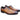 Carrucci Shoes Whole Cut Oxford Medallion Dress Shoe in Cognac #color_ Cognac