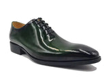 Carrucci Shoes Wholecut Patent Leather Oxford