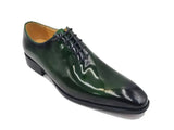 Carrucci Shoes Wholecut Patent Leather Oxford
