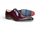 Carrucci Shoes Wholecut Patent Leather Oxford