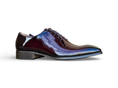 Carrucci Shoes Wholecut Patent Leather Oxford