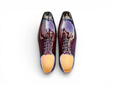 Carrucci Shoes Wholecut Patent Leather Oxford
