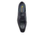 Carrucci Shoes Wingtip Slip-on Oxford Dress Shoe