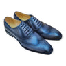 Carrucci Shoes Wingtip Slip-on Oxford Dress Shoe in Gray #color_ Gray