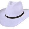 Mustang in Silverbelly Wool 100% Wool Felt #color_ Silverbelly Wool 100% Wool Felt