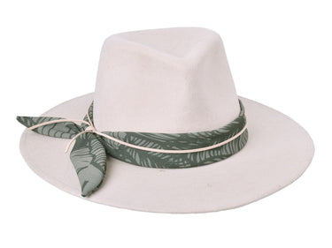 Rain Forest in Cream Wool 100% Wool Felt