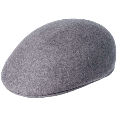 Ivy cap in Grey Melange Wool 100% Wool Felt