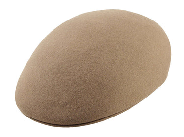 Ivy cap in Khaki Wool 100% Wool Felt