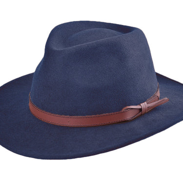 Livorno in Navy Wool 100% Wool Felt