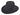 Livorno in Black Wool 100% Wool Felt