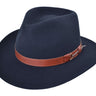 Merino Outback in Navy Wool 100% Wool Felt #color_ Navy Wool 100% Wool Felt