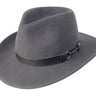 Merino Outback in Dark Grey Wool 100% Wool Felt #color_ Dark Grey Wool 100% Wool Felt