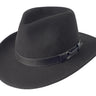 Merino Outback in Black Wool 100% Wool Felt