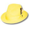 Ferrecci Brooks in Yellow Australian Wool Felt Trilby