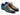 Paul Parkman Men's Genuine Ostrich Leg Bicycle Toe Oxfords in Green & Brown in ----- #color_ -----