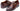 Paul Parkman Men's Genuine Ostrich Skin Monkstrap Shoes in Brown in #color_