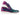 Paul Parkman Men's Smart Casual Woven Leather Loafers in Green & Purple in #color_