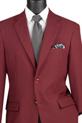 Vinci Blazer in Burgundy - Z-2PP