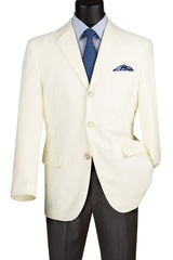 Vinci Ivory Regular Fit Blazer - Z-3PP