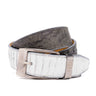 Alessio Belt White / Gray in White Gray